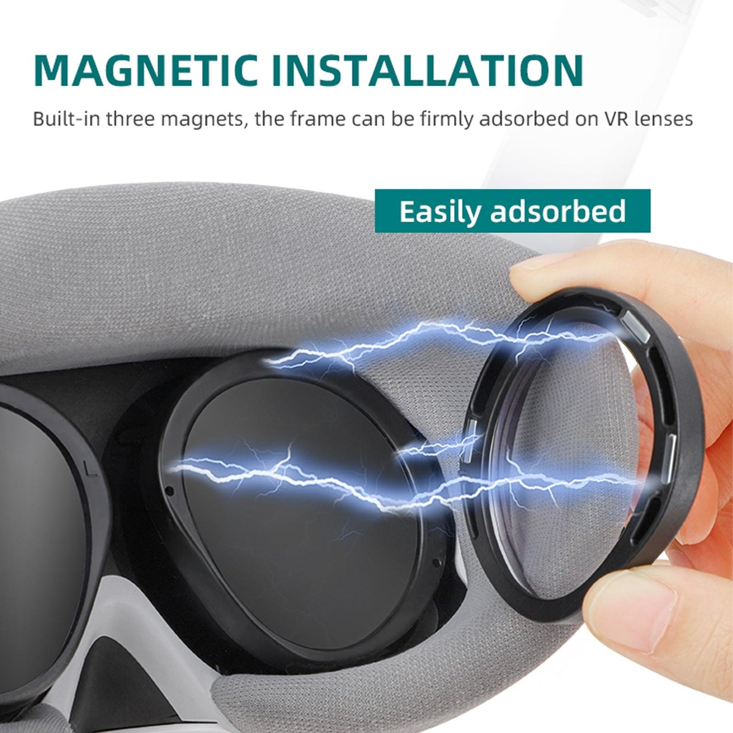 Vr Glasses Box For Pico 4 Hifylux - Magnetic Myopia - 1 Pair - 500 Degrees