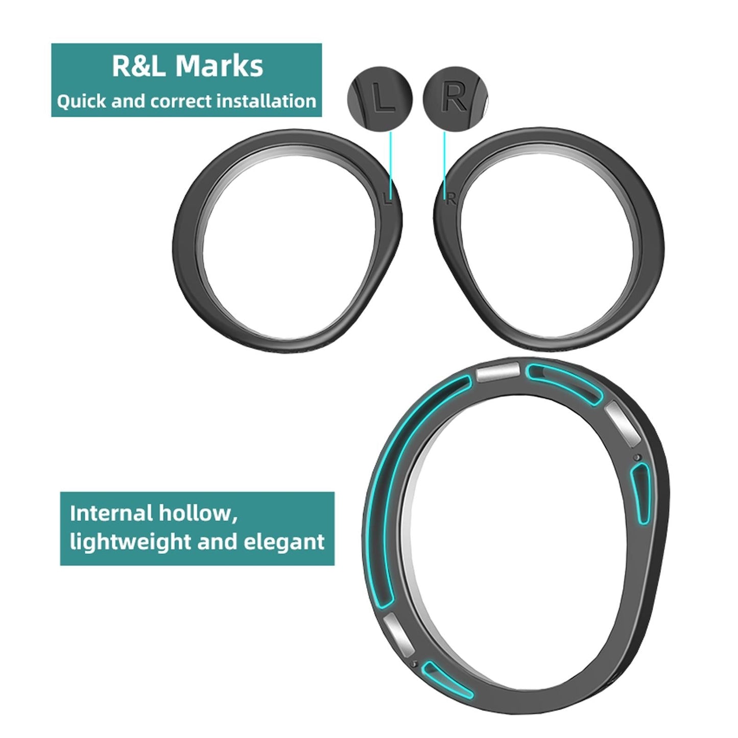 Vr Glasses Box For Pico 4 Hifylux - Magnetic Myopia - 1 Pair - 500 Degrees