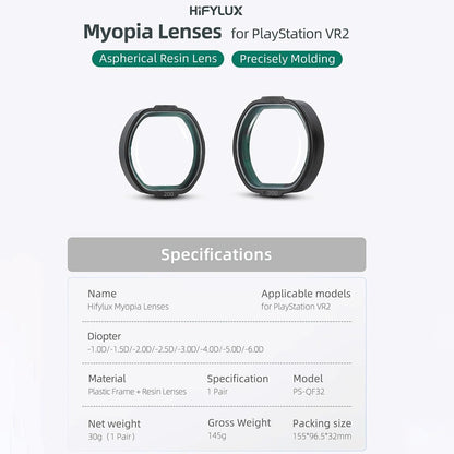 Vr2 Hifylux Myopia Glasses For Playstation - Enhance Your Gaming Experience - -5.0D