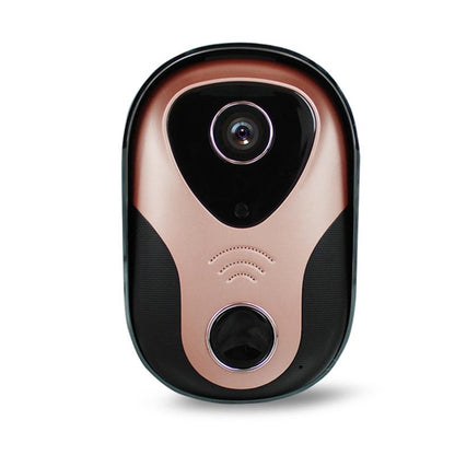 Smart Wifi Doorbell With Hd Intercom Night Vision & Micro Sd Support - Rose Gold