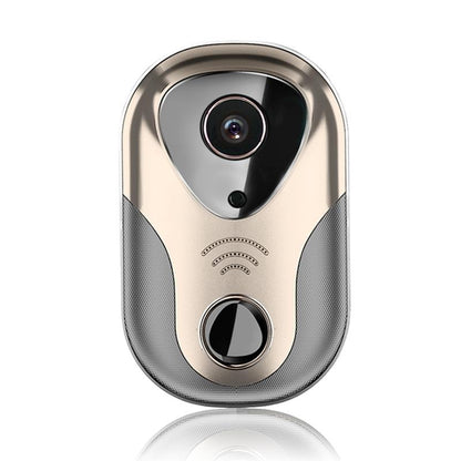 Smart Wifi Doorbell With Hd Intercom Night Vision & Micro Sd Support - Rose Gold