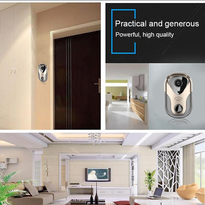 Smart Wifi Doorbell With Hd Intercom Night Vision & Micro Sd Support - Rose Gold