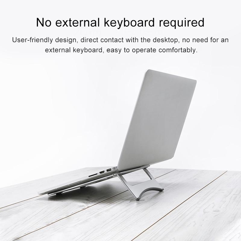 Portable Aluminum Laptop Stand - Simple & Stylish - Rose Gold