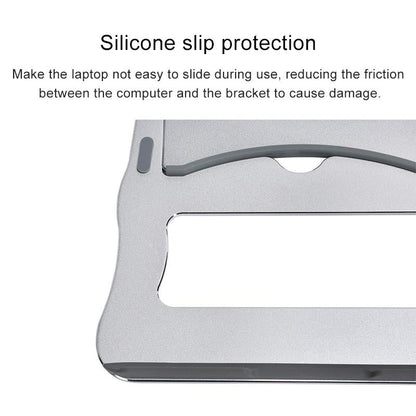 Portable Aluminum Laptop Stand - Simple & Stylish - Grey