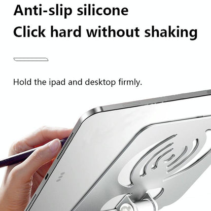 Foldable Rotating Laptop / Tablet Stand - Aluminum Alloy - Grey