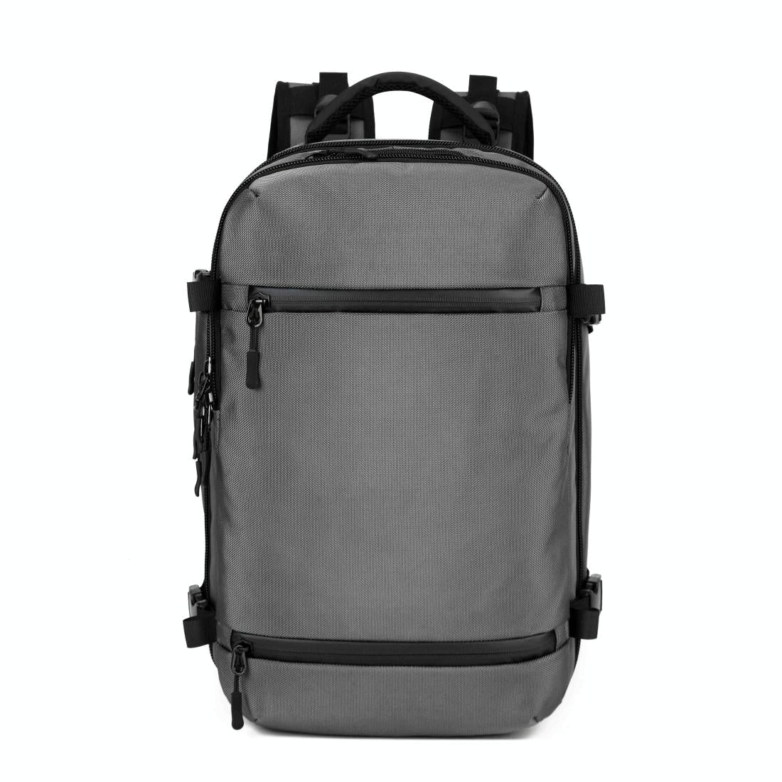17 Inch Waterproof Usb Shoulder Backpack for Travel - Light Grey
