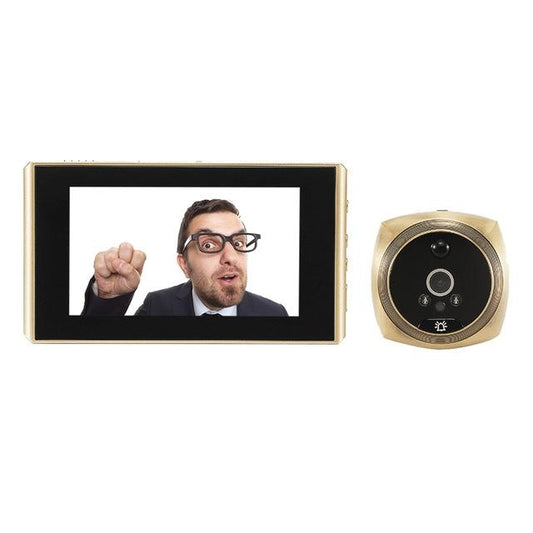 4.3 Screen Video Doorbell With 2.0Mp Resolution - Gold