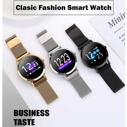 Smart Bracelet With Colour Screen Ip67 Waterproof Call / Heart Rate / Sleep / Sedentary Reminder - Gold