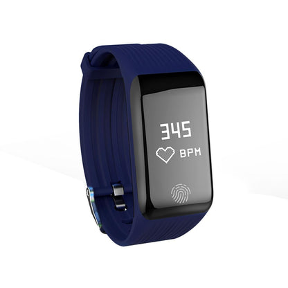 Waterproof Oled Fitness Tracker - Ip67 - Blue
