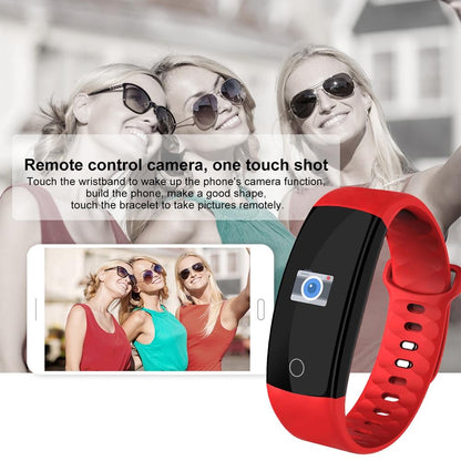 Waterproof Tft Smart Bracelet With Call / Heart / Sleep / Bp Monitoring And Sedentary Reminder - Blue