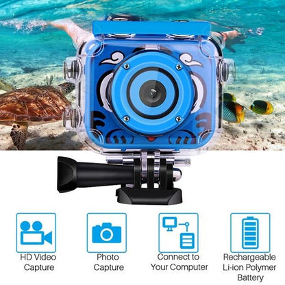 Waterproof 5.0Mp Kids' Digital Camera With 1.77 Screen - G20