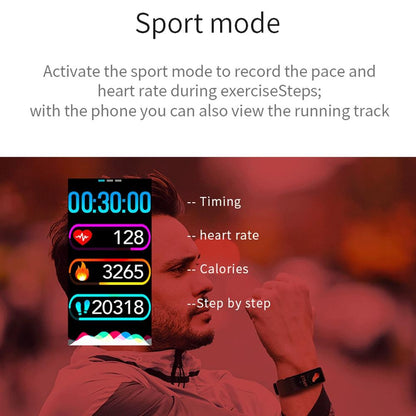 Waterproof Smart Bracelet With Call Heart Rate Bp Sleep And Sedentary Functions - Purple