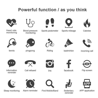 Waterproof Tft Smart Bracelet With Call / Heart / Sleep / Bp Monitoring And Sedentary Reminder - Purple