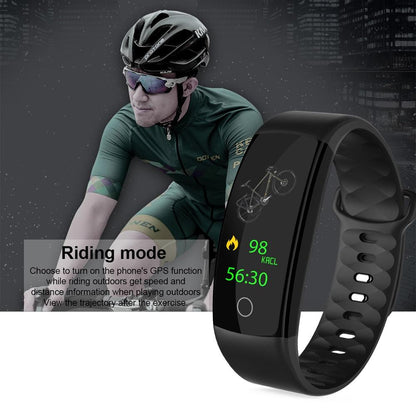 Waterproof Tft Smart Bracelet With Call / Heart / Sleep / Bp Monitoring And Sedentary Reminder - Purple