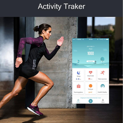 Waterproof Oled Fitness Tracker - Ip67 - Red