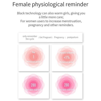 Waterproof Smart Bracelet With Call Heart Rate Bp Sleep And Sedentary Functions - Red