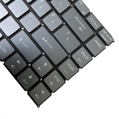 Backlit Laptop Keyboard For Msi Gs65 Series - Us Version - Silver