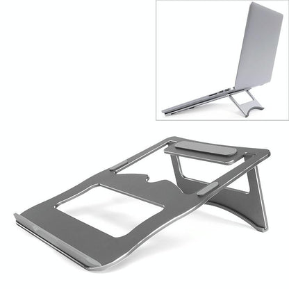 Portable Aluminum Laptop Stand - Simple & Stylish - Silver