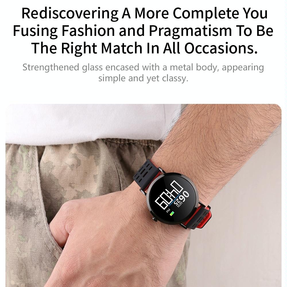 Smart Bracelet With Colour Screen Ip67 Waterproof Call / Heart Rate / Sleep / Sedentary Reminder - Silver