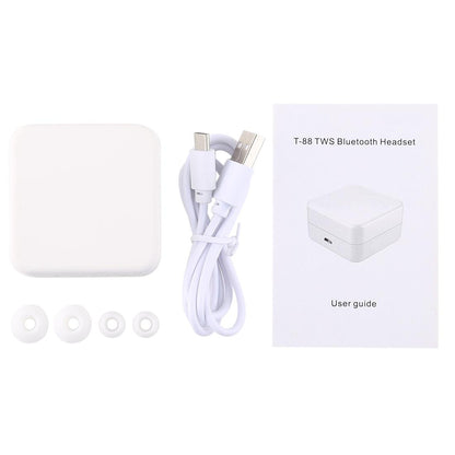 Wireless Stereo Earphones with Magnetic Charging Box - T-88