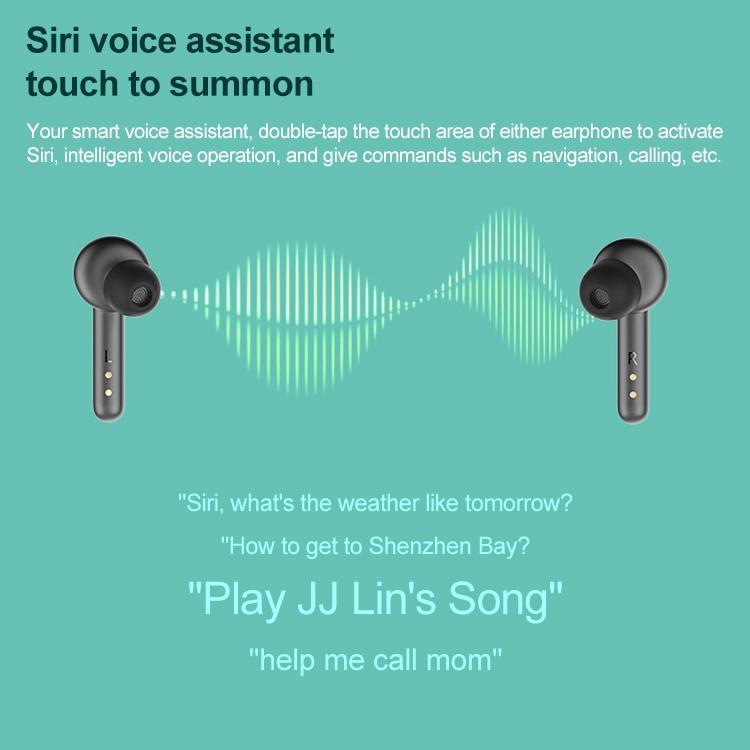 Wireless Touch Control Bluetooth 5.0 Sports Earphones - Ete-51 Tws - White