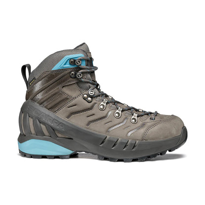 Scarpa Womens Cyclone Gore-Tex Vibram Sole Boots Hiking Trekking Shoes - Grey/Arctic - EU 37