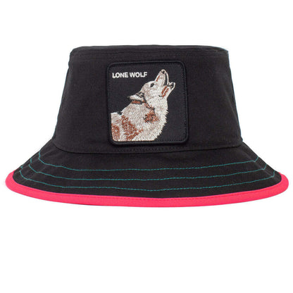 Goorin Bros Costa Lobo Bucket Hat 100% Cotton Animal Series - Black - M