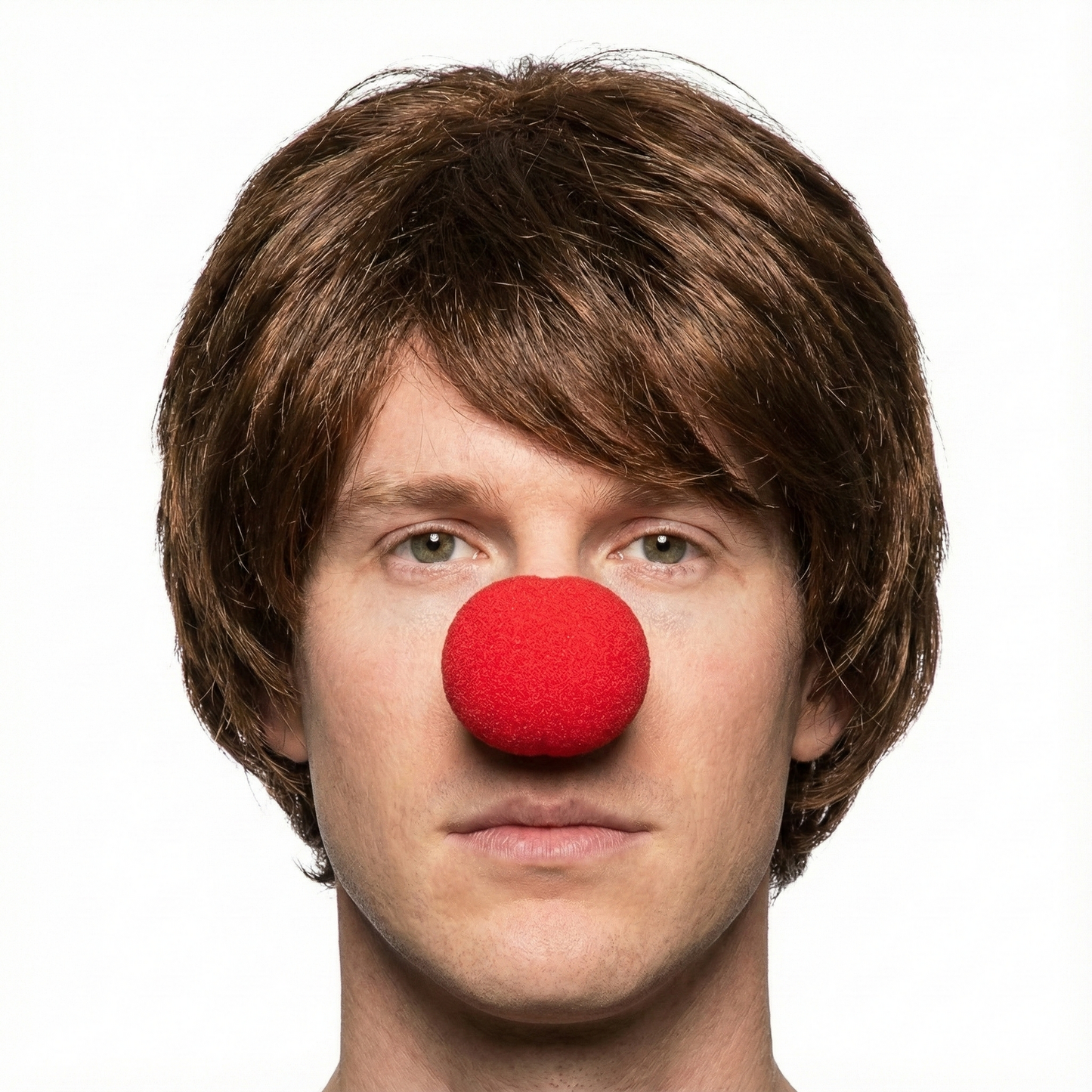 10x Soft CLOWN NOSES Costume Circus Halloween Spongy Fancy Fun Silly in Red