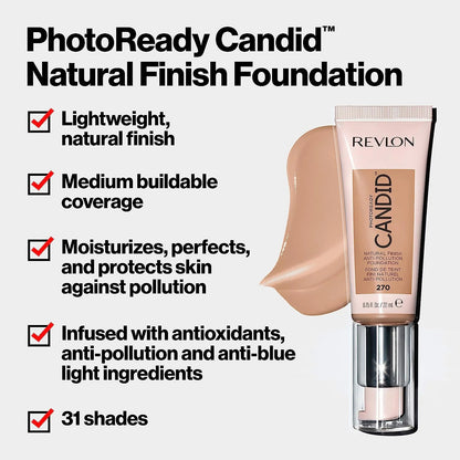 3x Revlon 22ml Photoready Candid Foundation - 510 Capuccino