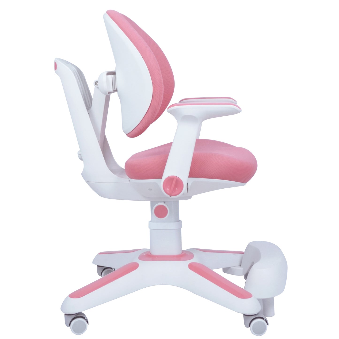 Ergonomic Children Kids Study Desk and Chair Set Height Adjustable - Pink