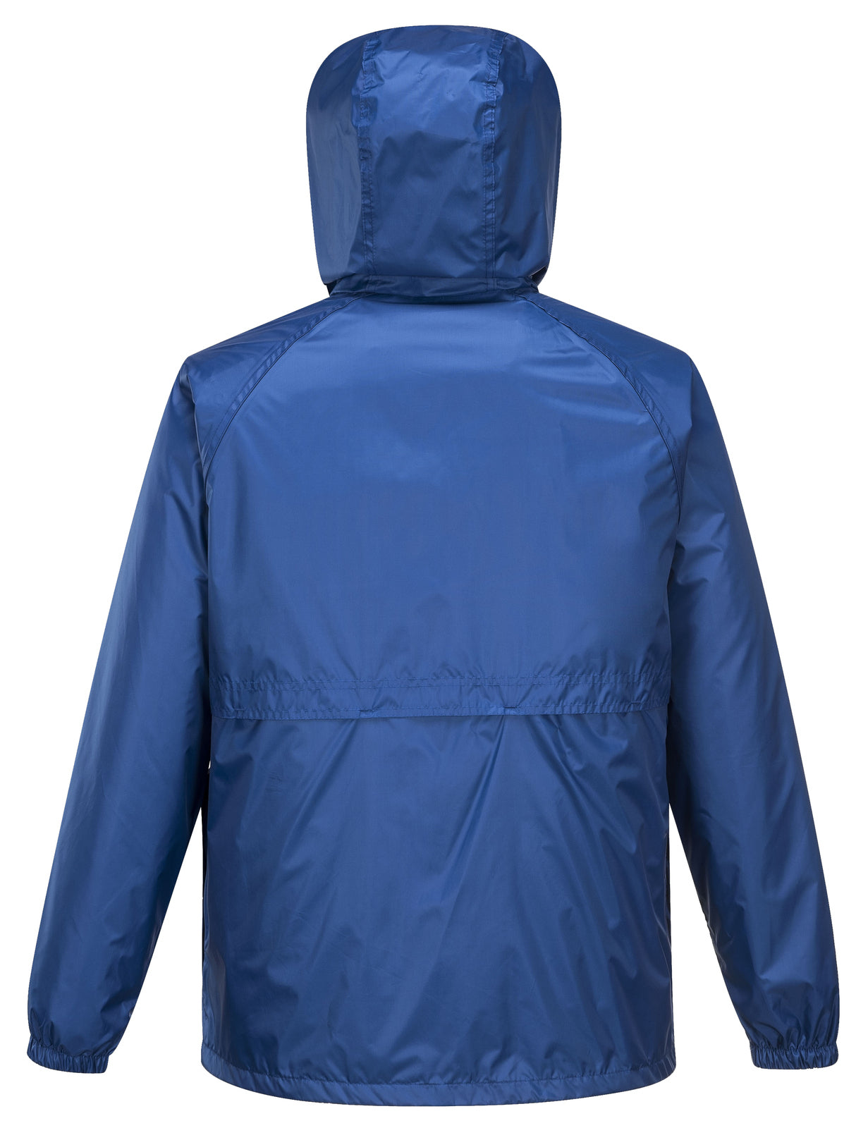 HUSKI STRATUS RAIN JACKET Waterproof Workwear Concealed Hood Windproof Packable - Cobalt - M