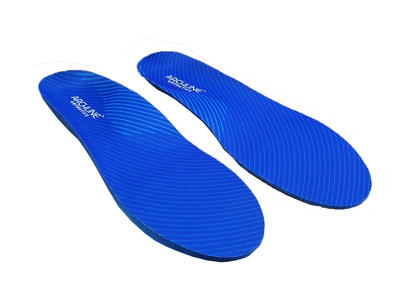 Archline Supination Orthotic Insoles - Full Length (Unisex) Plantar Fasciitis High Arch - Euro 43