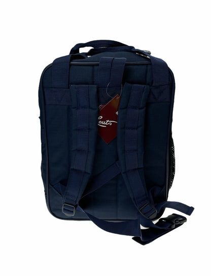 26L Leuts Backpack School Book Library Utility Carry Bag Backpack - Navy