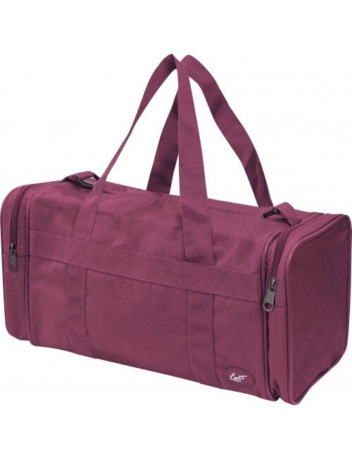 28L Travel Foldable Duffel Bag Gym Sports Luggage Foldaway School Bags - Maroon