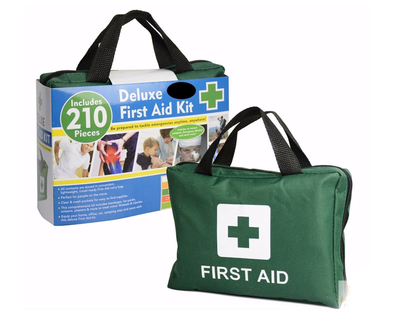 210PCS Emergency FIRST AID KIT Medical Travel Set Workplace Family Safety Office