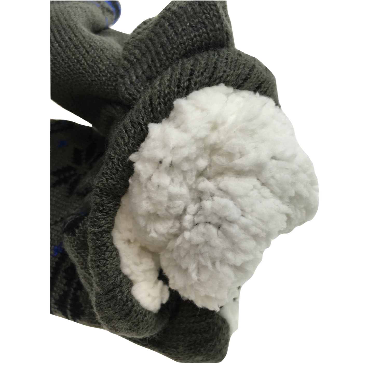 1 Pair Mens Non Slip Thick Fur Warm Winter Bed Socks Thermal Warm Cushion - One Size