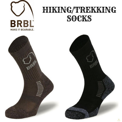 BRBL Bjorn Socks Cotton Blend Outdoor Hiking Trekking Adventure Mountain Comfort - Sage - S