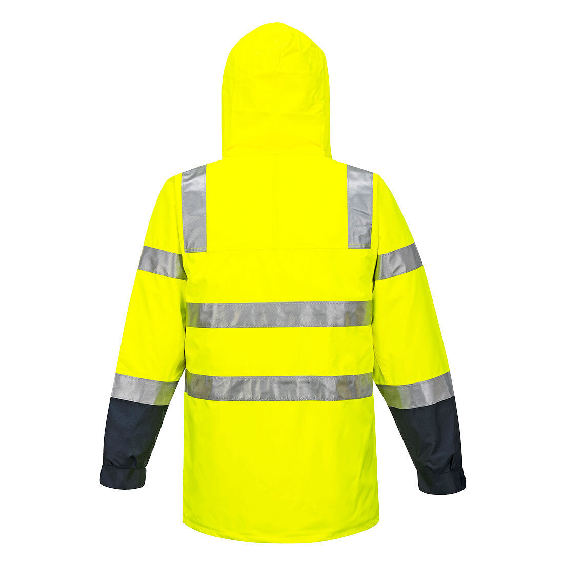 HUSKI Transit Hi Vis Waterproof Jacket Industrial Workwear Reflective UPF 50+ - Yellow - 4XL (122cm)