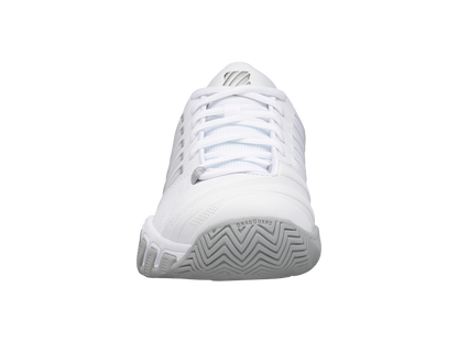 K-Swiss Womens Bigshot 4 AC Tennis Shoes - White/Silver - US 7.5