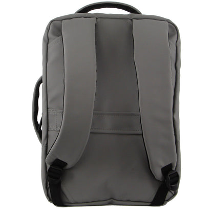 Pierre Cardin Backpack Laptop Bag Briefcase Built-in USB Port Travel - Grey