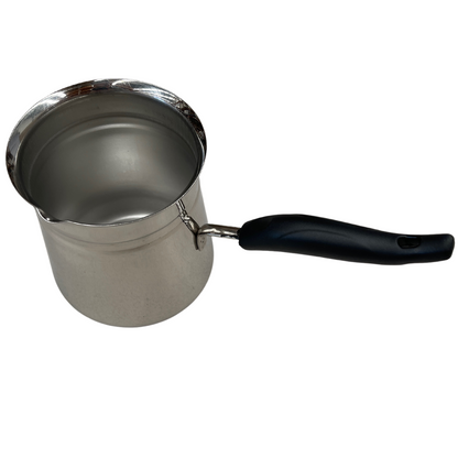 1.2L TURKISH COFFEE POT Milk Warmer Jug w Handle STAINLESS STEEL