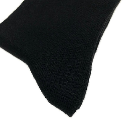 BAMBOO SOCKS Crew Natural Eco Healthy Enviro Unisex Work Anti-Bacterial Business - Black - 6-11