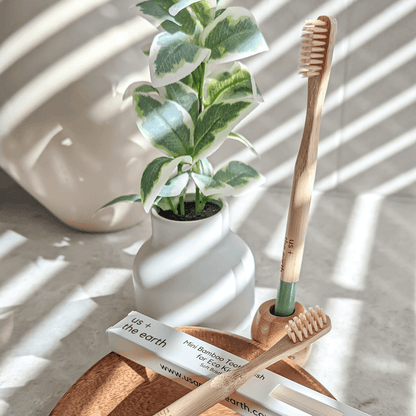 Adult Bamboo Toothbrush Set of 2