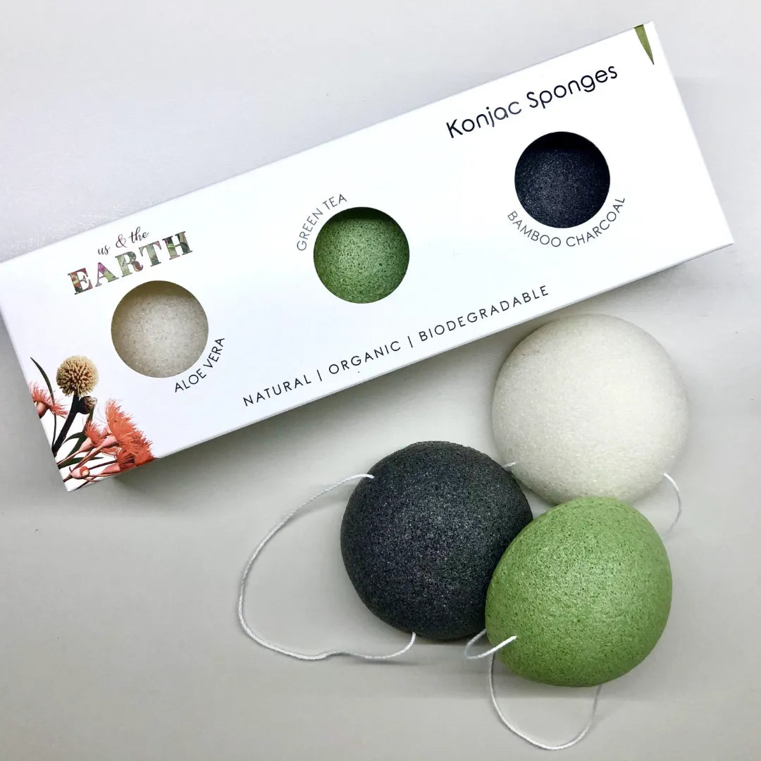 Konjac Sponge Trio