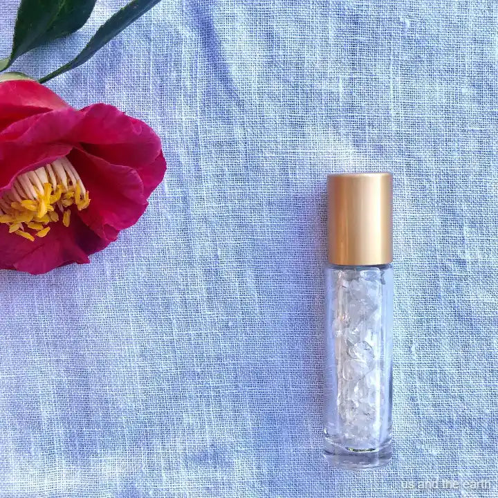 Essential Oil Crystal Gemstone Roller Bottle