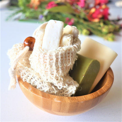 Reusable Exfoliating Sisal Soap Saver