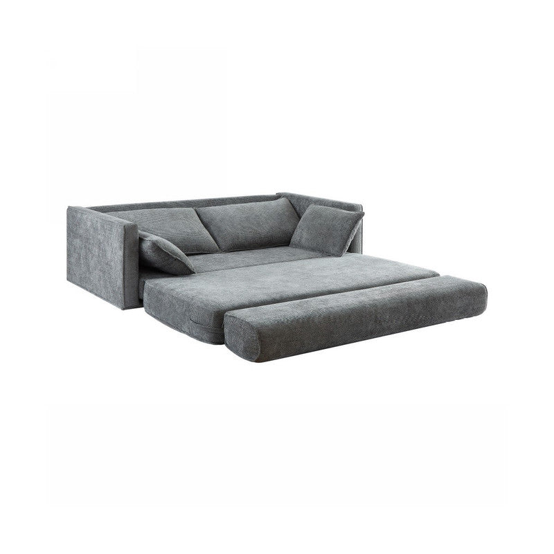 COMFY 3 Seater Sofa bed Queen Grey