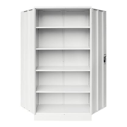 Two-Door Shelf Office Gym Filing Storage Locker Cabinet Safe