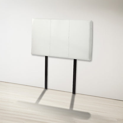 PU Leather Single Bed Headboard Bedhead - White
