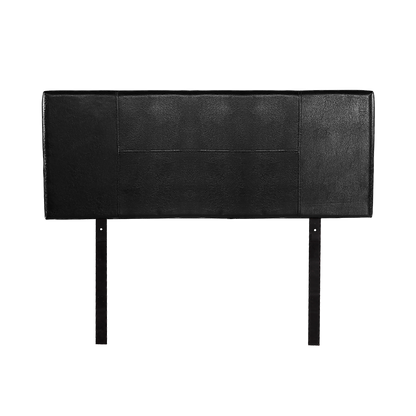 PU Leather Double Bed Headboard Bedhead - Black